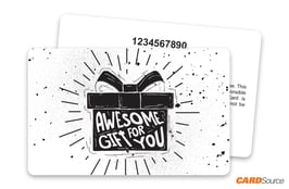 Awesome Gift Card with Numbering by CARDSource