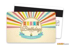 Birthday Burst Magnetic Stripe Gift Card by CARDSource