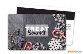 Holiday Treat Yourself Magnetic Stripe Gift Card by CARDSource
