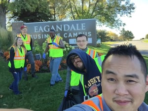 CARDSource volunteers for street cleanup