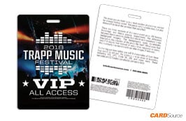 Event Badge TAG3401 Trapp Music by CARDSource