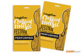 Event Badge TAG3501 Classical Music by CARDSource