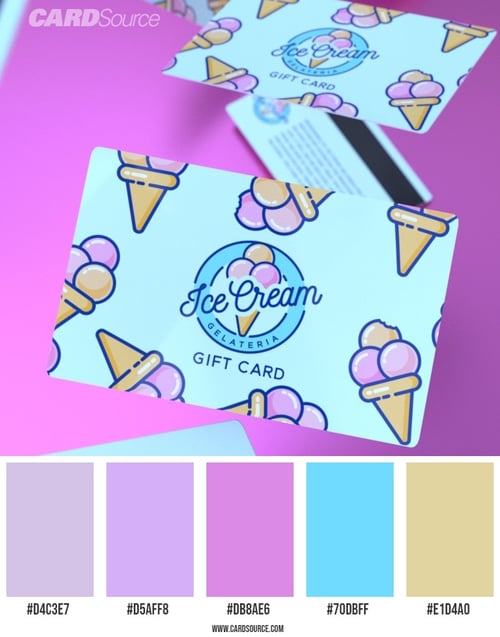 ice cream palette