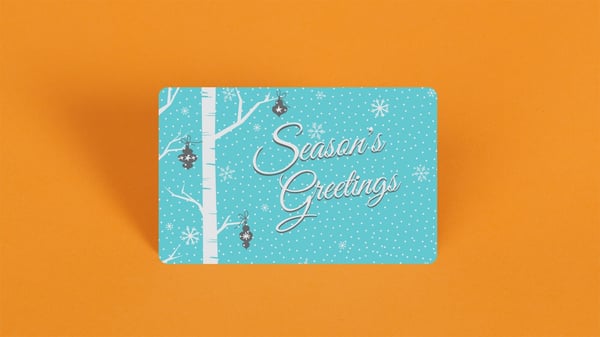 Season Greetings light blue