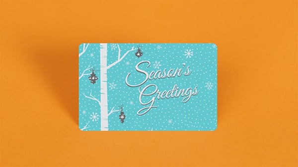 Season Greetings light blue