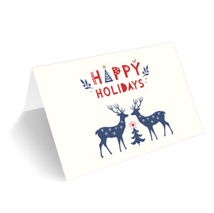 Happy Holidays Small Gift Card Carrier