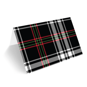 Holiday Plaid Small Gift Card Carrier