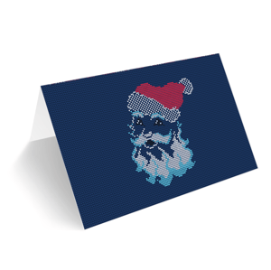 Santa Sweater Small Gift Card Carrier