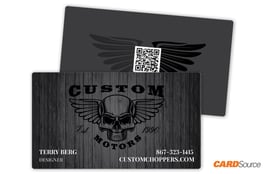 BC352 Dark-Woodgrain Business Cards by CARDSource
