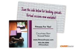 BC352 Fitness Business Cards by CARDSource