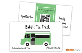 BC352 Food Truck Business Cards by CARDSource