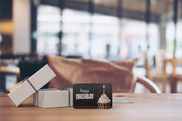 happy birthday gift card