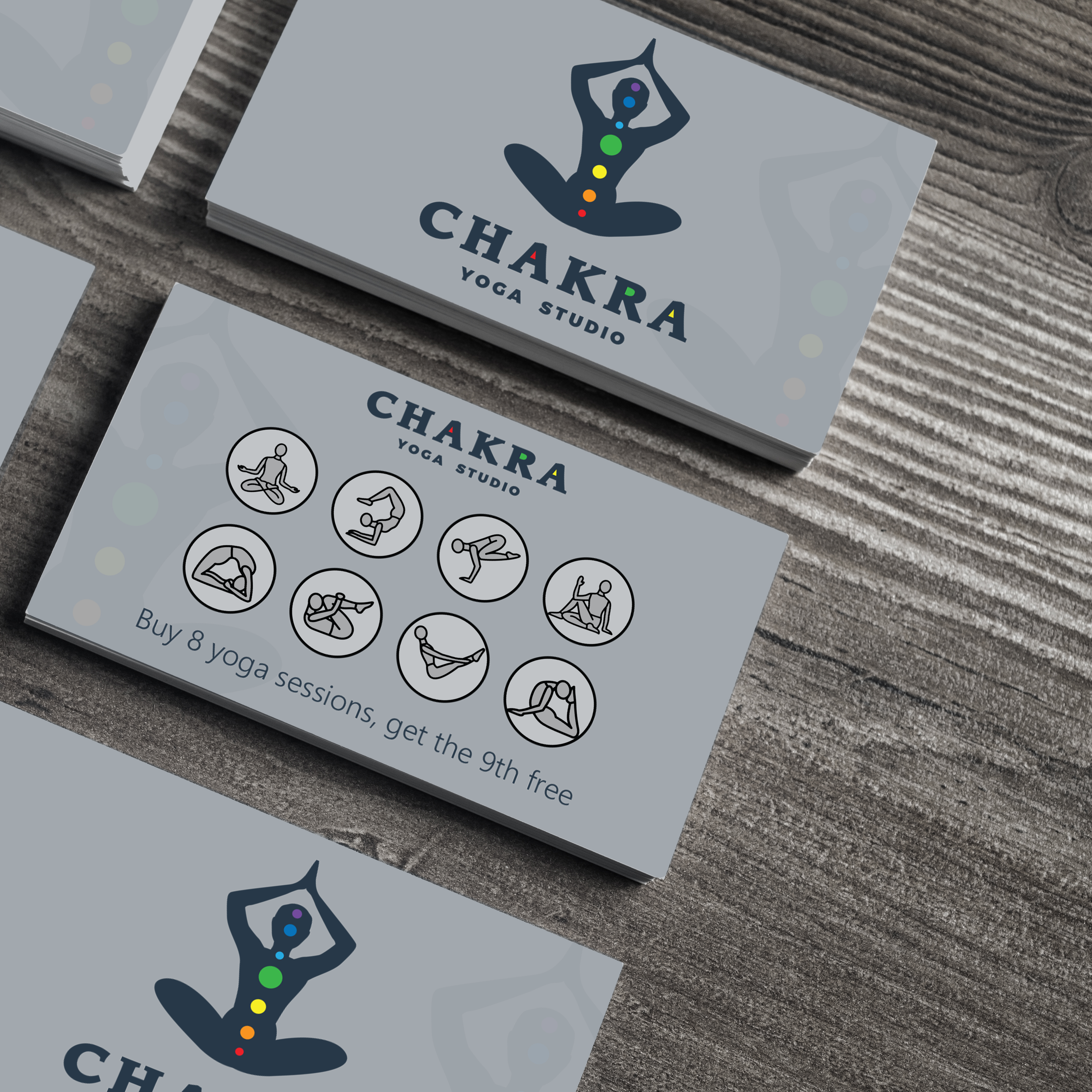 chakra yoga studio punch cards